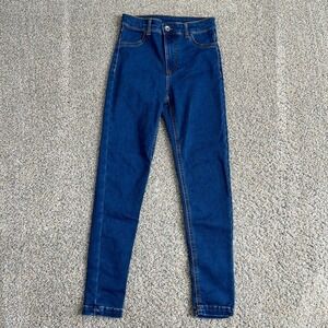 Calzedonia Skinny Jeans Women's Small High Rise Stretch Denim Medium Wash Casual